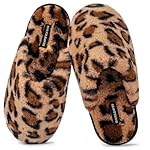 Snug Leaves Women's Fuzzy Scuff Slippers Soft Comfy Memory Foam Non-slip Indoor House Shoes