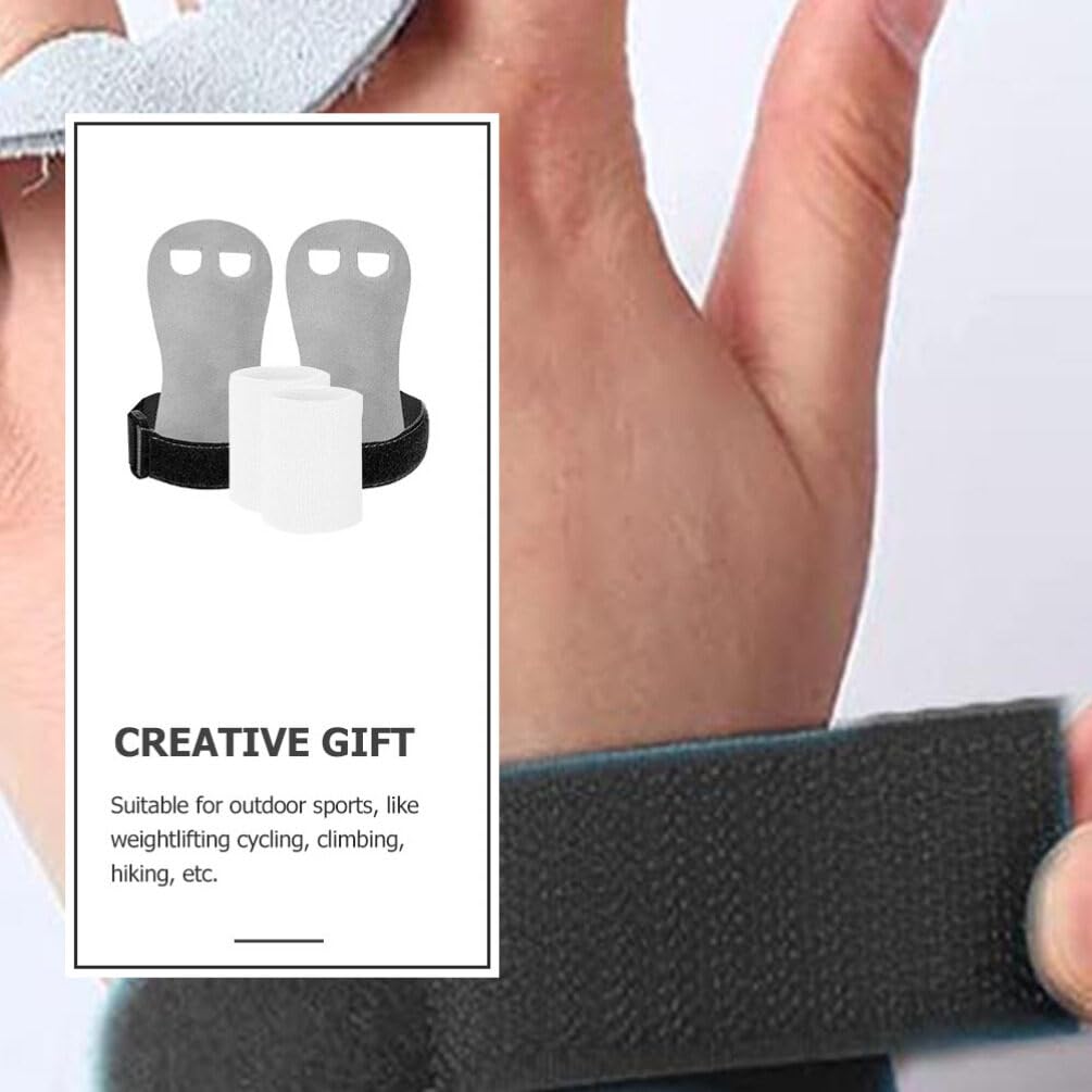 Didiseaon 1 Set Palm Wrist Set Barbell Palm Guards Tennis Grip Grips Kids Gymnastics Equipment Household Gymnastics Grip Soccer Stuff Glove Wrist Straps Wear Woman Child Leather Accessories