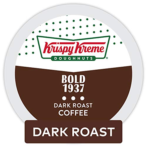 Krispy Kreme Bold 1937, Single-Serve Keurig K-Cup Pods, Dark Roast Coffee, 72 Count