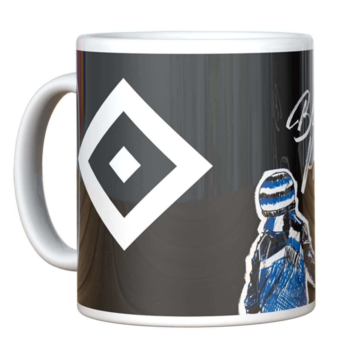 Hamburger SV HSV Tasse Becher Kaffeetasse BESTER PAPA schwarz, 30180