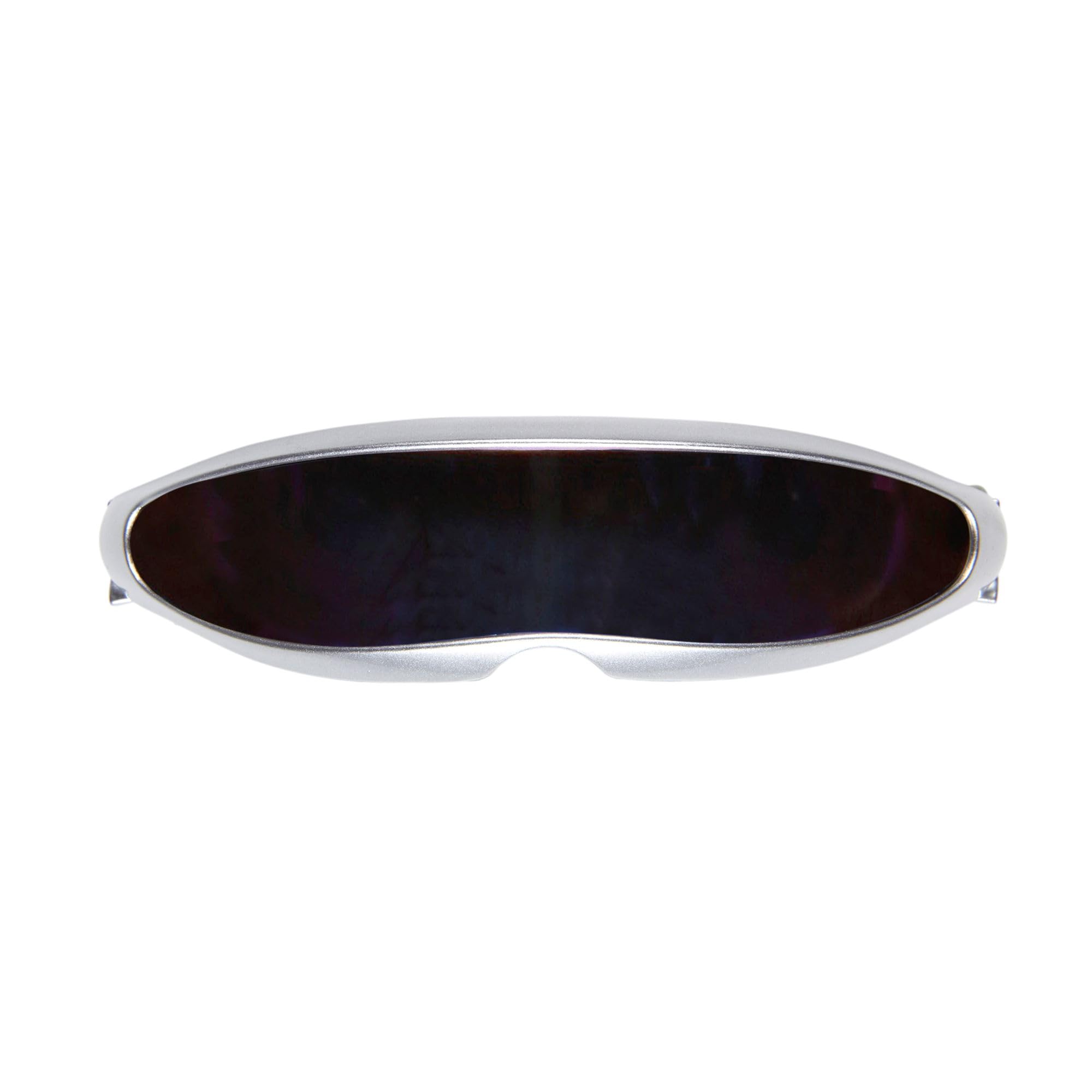 Silver Robot Glasses Futuristic Fancy Dress Sci Fi Sunglasses