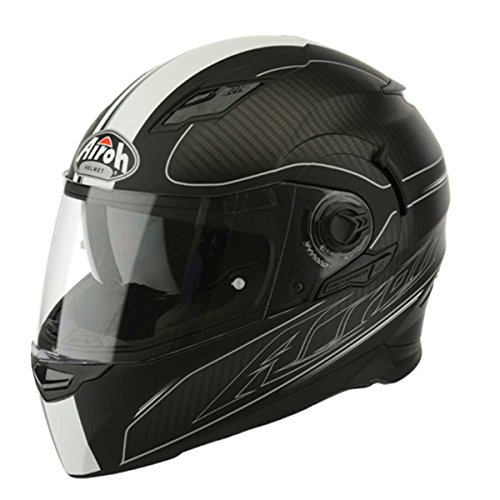 Airoh Casco Movement Far, colore: bianco/nero, taglia: M