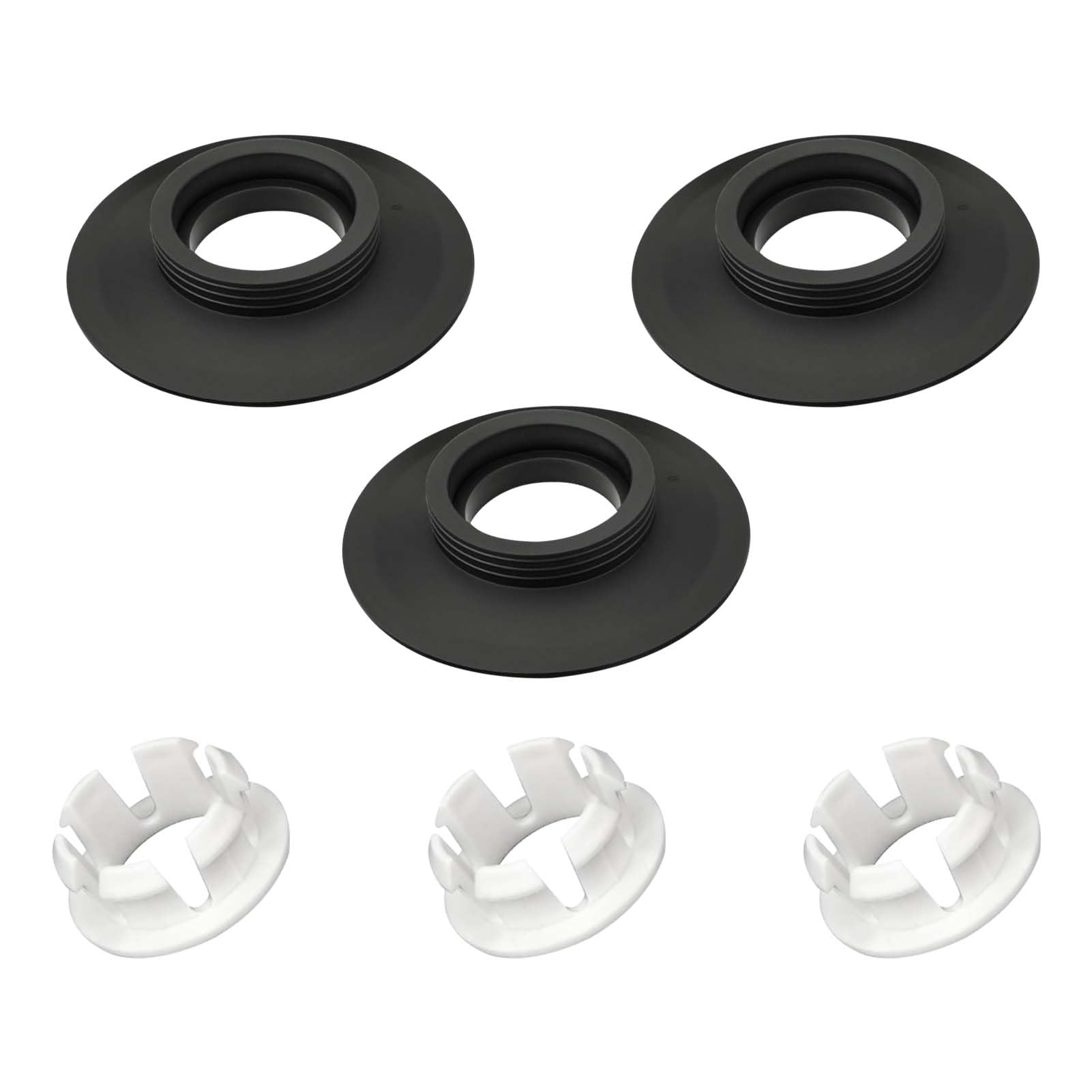 Toilet Flush System Replacement 3Pcs Flush Valve Seal Compatible with Ideal Standard Toilet Cistern Replacement Flush Valve Seal & Clip for Ideal Standard Armitage Shanks Flush Valves SV01967