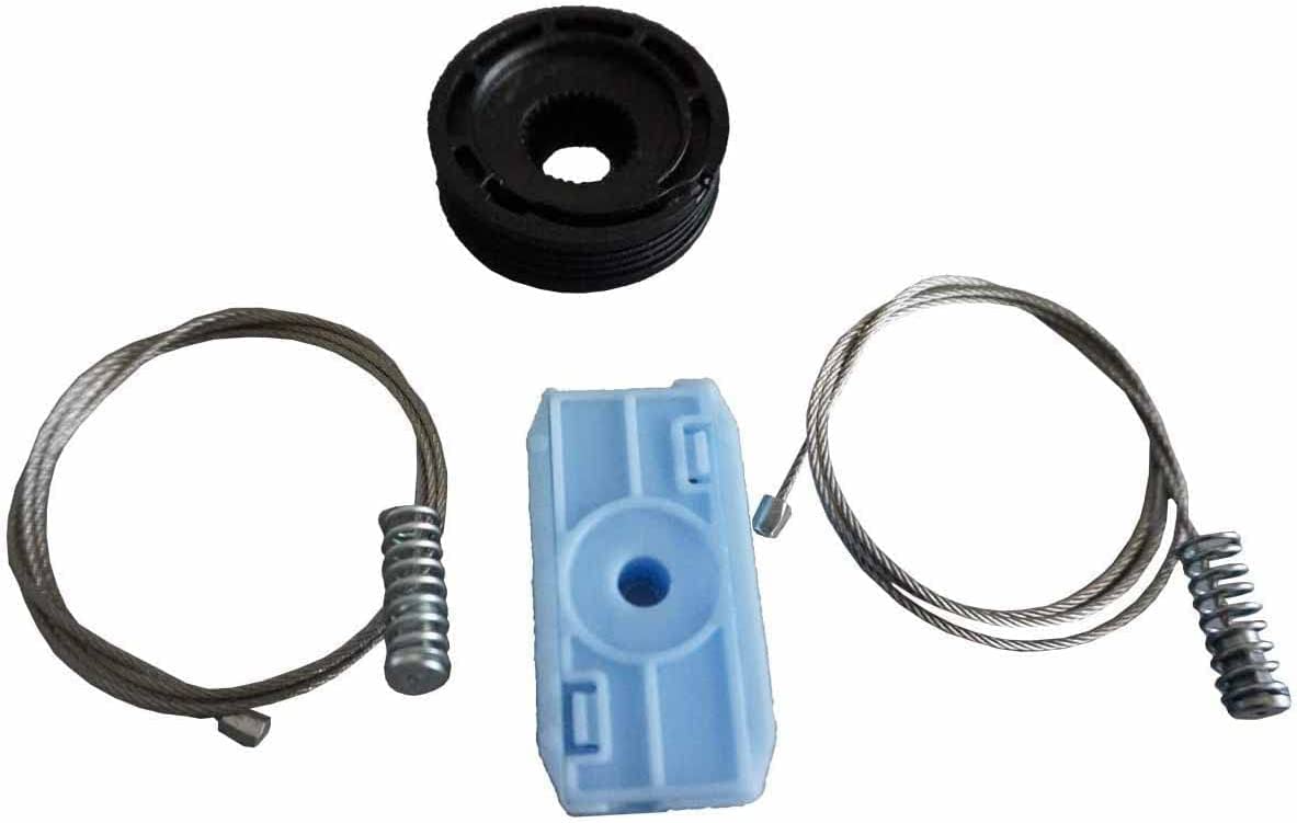 EDKWindow Regulator Repair Kit with Clips Rear Quarter Left or Right Compatible with Jaguar XK8 XKR Cabriolet Convertible CC 1996-2006