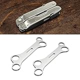 WIKIBB For Leatherman Wrench Multitool Spanner, 1 Pair of Wrenches Disassembly Tool Stainless Steel for Leatherman Model for Super Tool,Crunch,Bond,Rebar and More