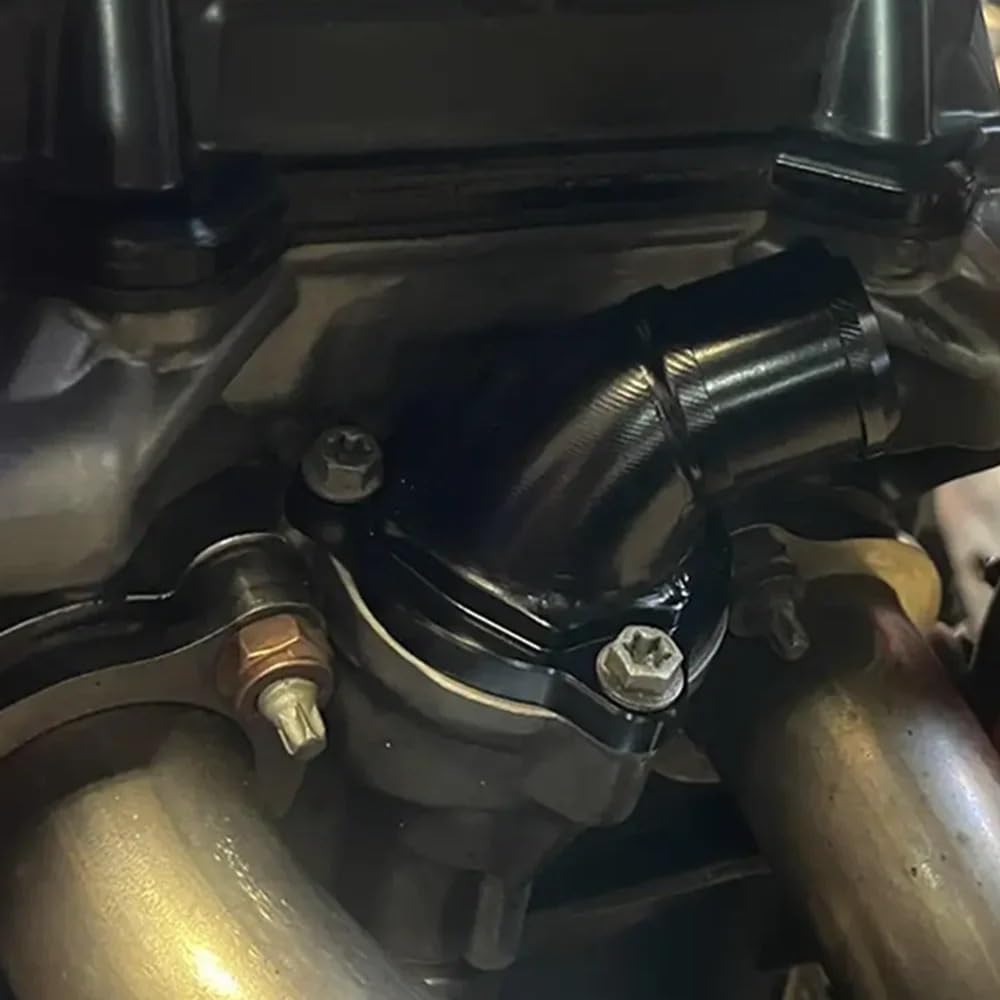 OBUDOWA TERMOSTATU Pasuje do CFMOTO 800MT 800 MT IBEX 800MT-X 800MTX MTX Pokrywa obudowy termostatu Przyłącze rury wodnej Termostat(Black)