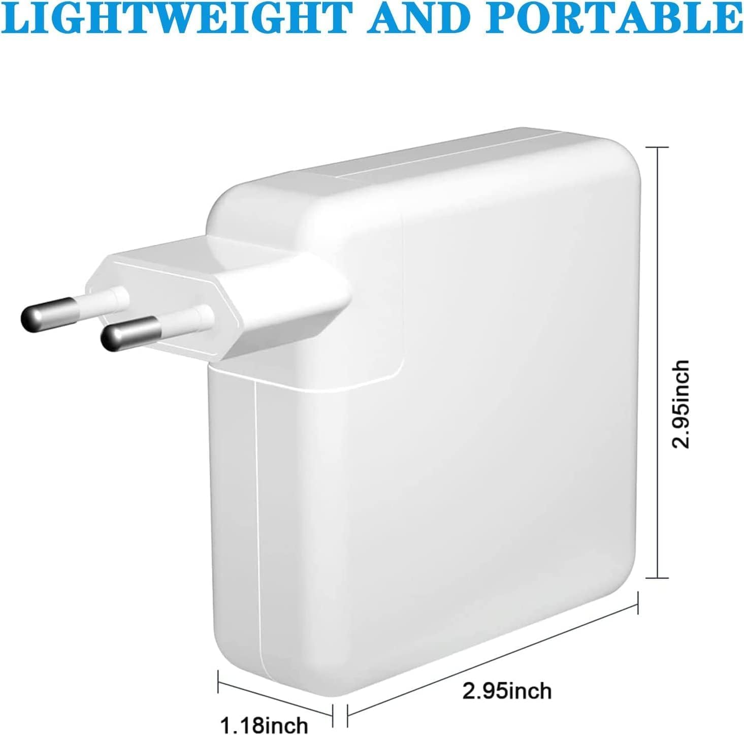 Remplacement Chargeur Mac Book Pro 60W, Chargeur T-Tip Compatible avec Mac Pro/Air 11''et 13'' 2012~2015, Compatible avec A1425, A1435, A1502, A1465, A1424 A1290, A1343, A1226
