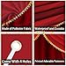 Red Curtain Theater Stage Shows Backdrop Banner Xmas Festival Celebration Party Decor VIP Magic Shows Birthday Party Adults Kids Portraits Photo Photography Prop Booth Background 70.9x47.2in-BECKTEN