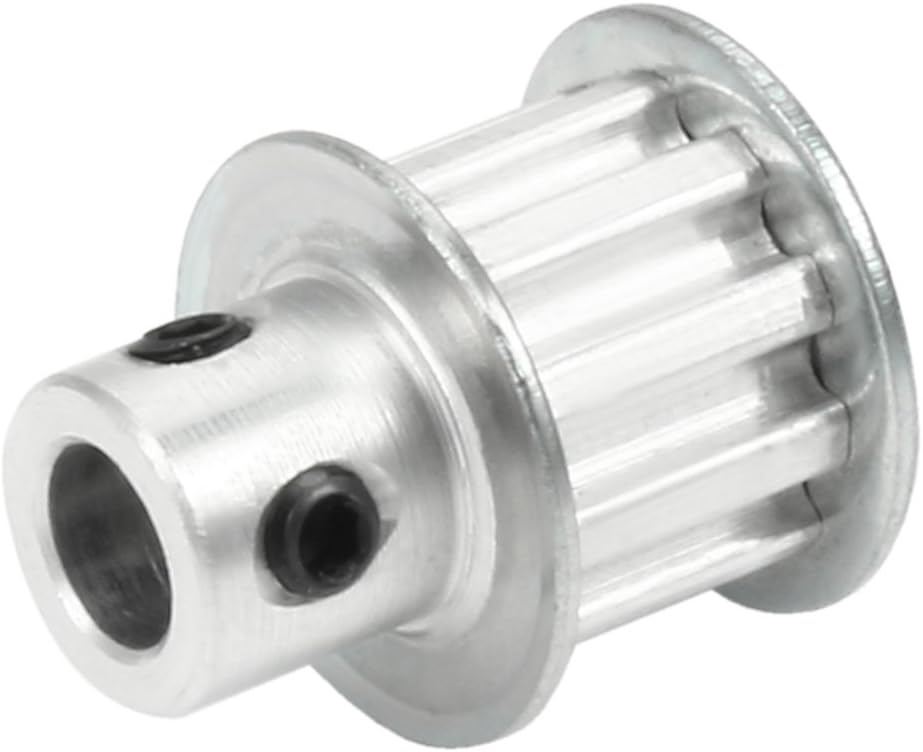 uxcell Aluminum 10 Teeth 6.35mm Bore 5.08mm Pitch Timing Belt Pulley for 10mm Belt