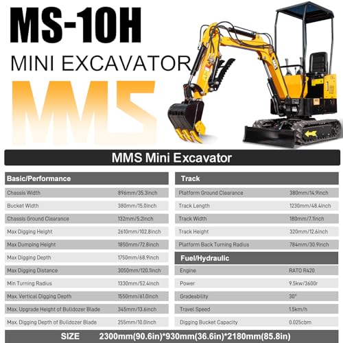 Mini excavator machine