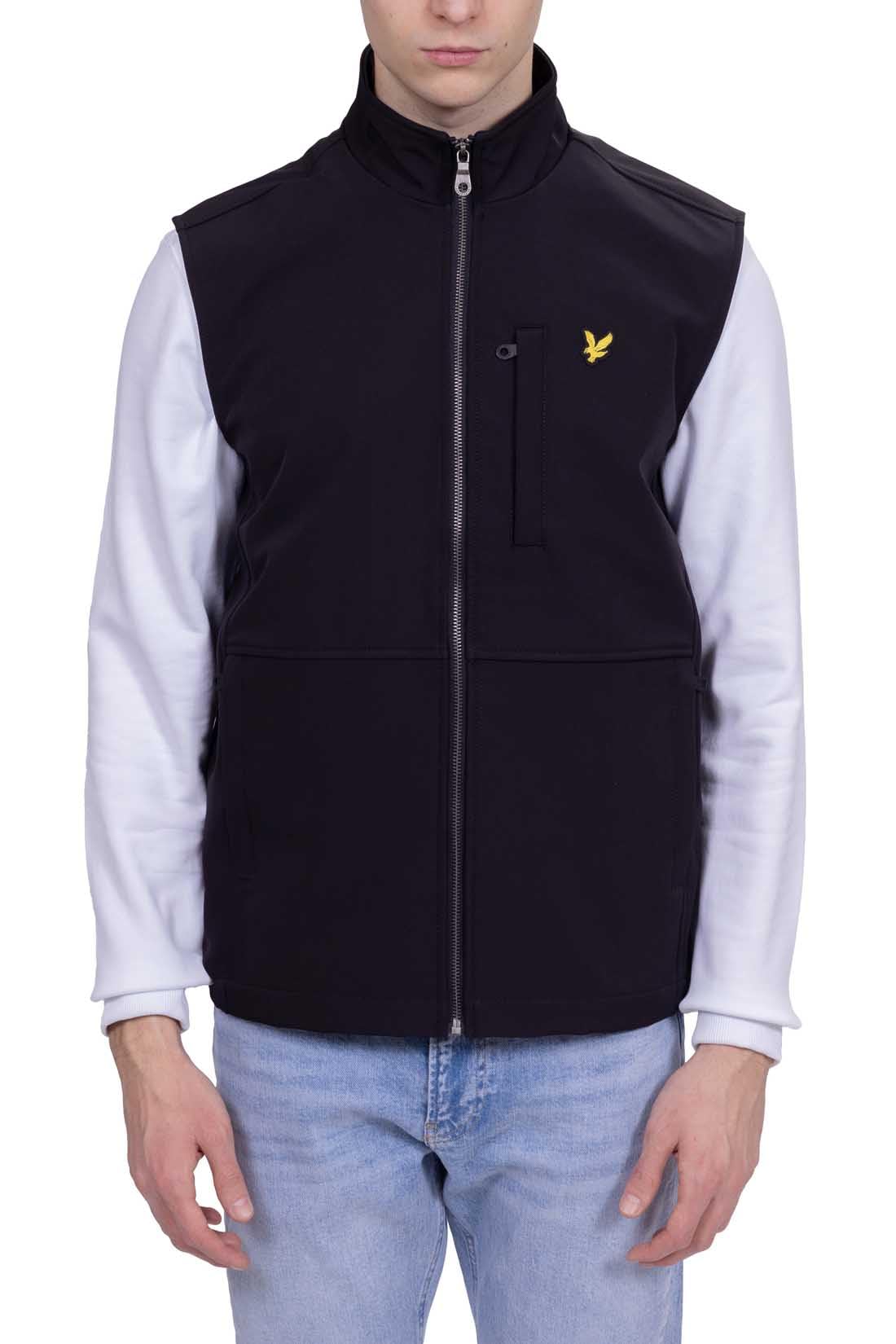 Lyle & Scott Men's Noir Softshell Vest