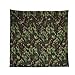 YHG Bache Camouflage Militaire,Tapis de Pique-Nique de Camouflage, Tissu d'ombre imperméable d'abri de Tente de Camouflage pour la Couverture de Pique-Nique de Camping en Plein air 3 * 2.9m