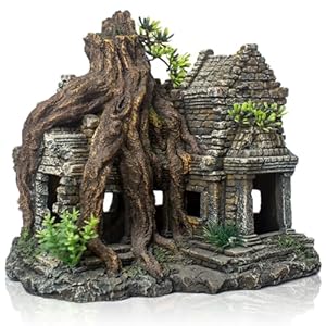 Fish Tank Decorations Aquarium Décor Resin Artificial Tree Trunk Root (B)