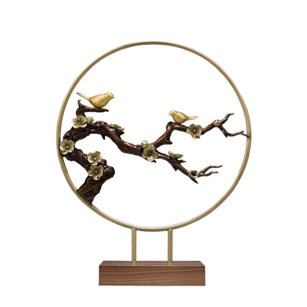 GLETSF Brass Decor Ox Turns Things Around Metal Bullish Brass Ornaments Copper Handicrafts Office Porch Ornaments Statues For Home Decor,