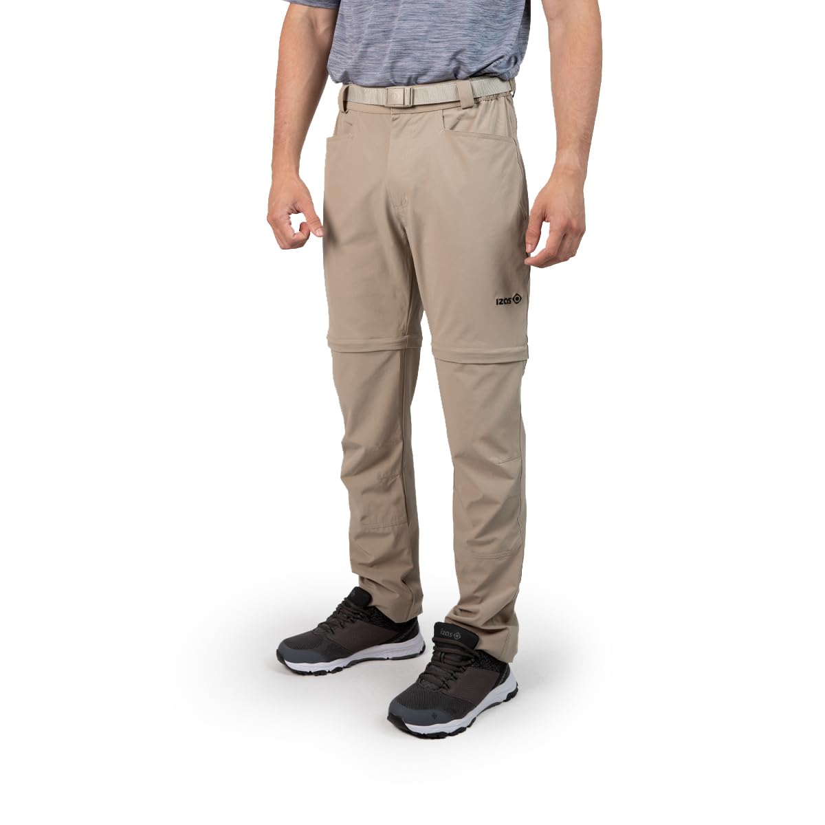 Izas Grani II Pantalón Desmontable Mount-Stretch para Hombre. Elástico, Duradero y Repelente al Agua. Transpirable y de Secado Rápido. con Bolsillos y Ajuste Cómodo. Ideal para Montaña y Senderismo