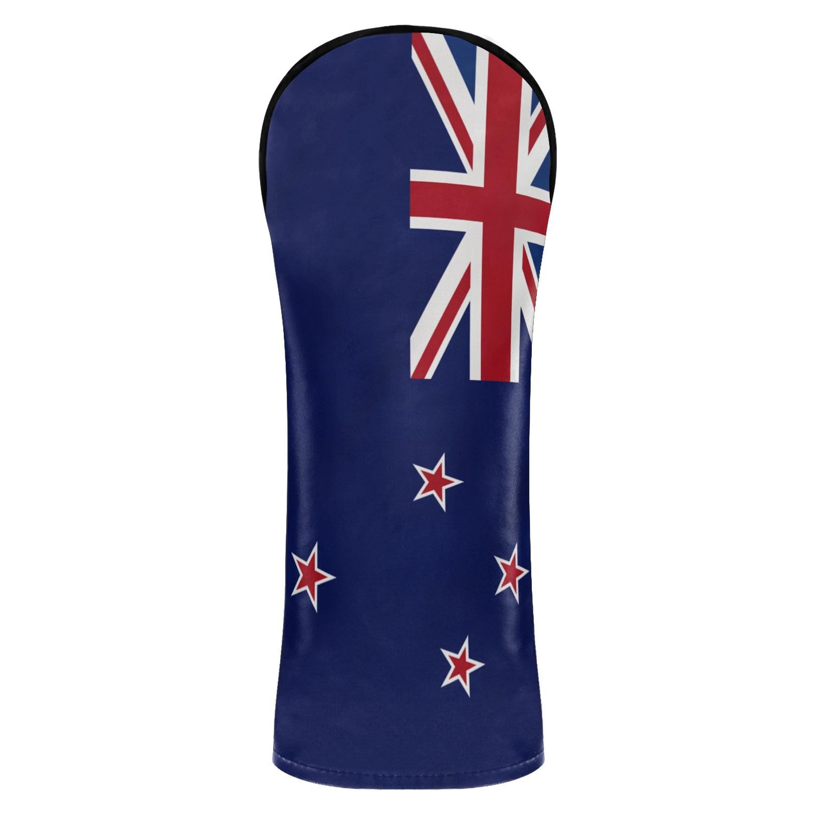 New Zealand Flag Zealander Kiwi National Blue Golf Covers Waterproof Headcover with Number Tag for Woods and Driver Hybrid
