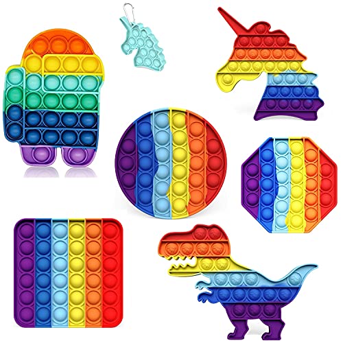 Push Pop Fidget Sensory Toy for Autistic Children Adult Autism Stress Reliever Silicone Stress Reliever Toy Pop