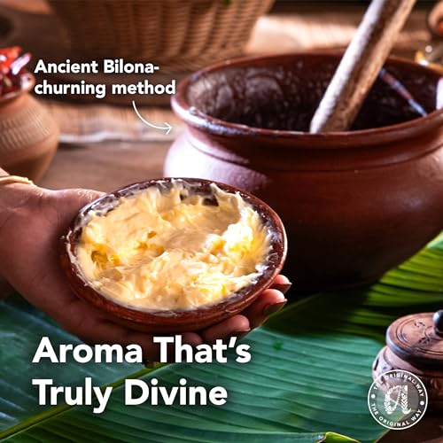 Image of Anveshan A2 Gir Cow Desi Ghee 1Lx2 | Pack of 2 | Traditional Bilona Method | Curd- Churned | Cultured | Pure and Nutural | Lactose and Gluten Free | Lab Tested