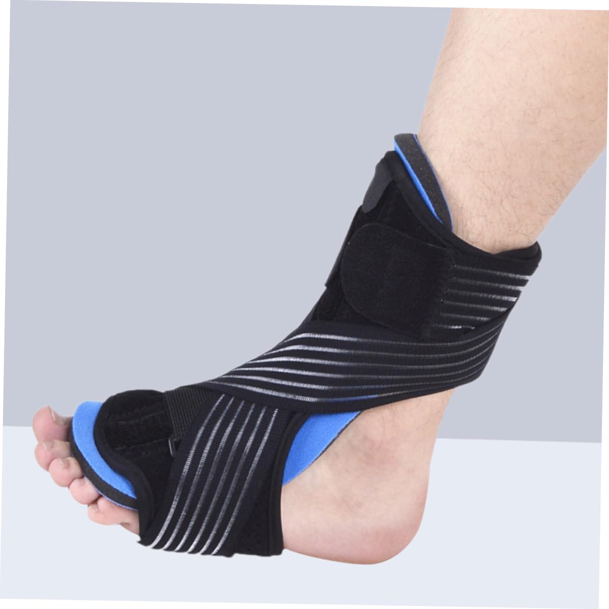 TOVINANNA Foot Orthosis for Plantar Aluminum Splint Adjustable Ankle Stabilizer Support