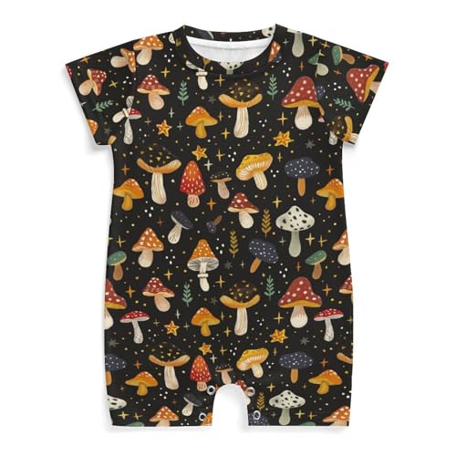 Image of Newborn Baby Romper Clothing Cute Infant Short Sleeve Jumpsuit Playsuit Outfit for Boy Girl
