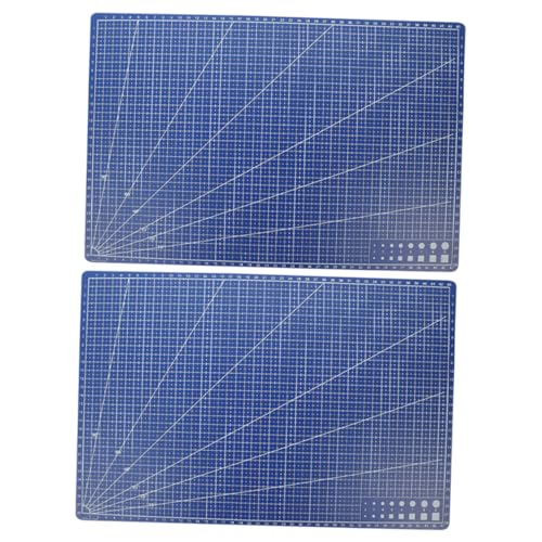 OSALADI 2Pcs Double Sided Engraving Cutting Mats Professional Crafting Board for Projects Durable and Lightweight with Exquisite Craftsmanship for Engraving and Cutting Tasks