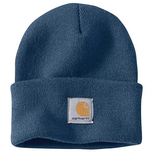 Carhartt Men's Knit Cuffed Beanie, Dark Blue, One Size