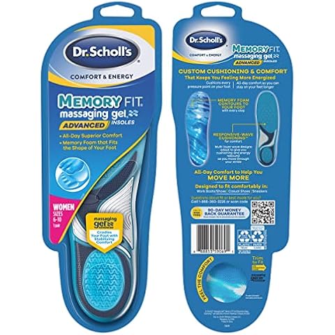 Dr. Scholl's Comfort and Energy Memory Fit Insoles Cover