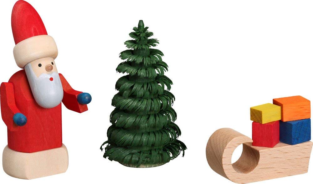 Miniatura di Babbo Natale con slitta 16601 cm novità 2016