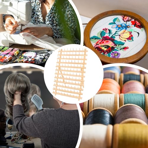 Rangement fil couture bois compact pour optimiser votre atelier