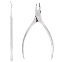 SZQHT Precision Toenail Clipper Tool for Thick or Ingrown Toenails Surgical Grade Stainless Steel Includes Safety Tip Coverï¼ˆBundle Bï¼‰ : Bundle B gallery image