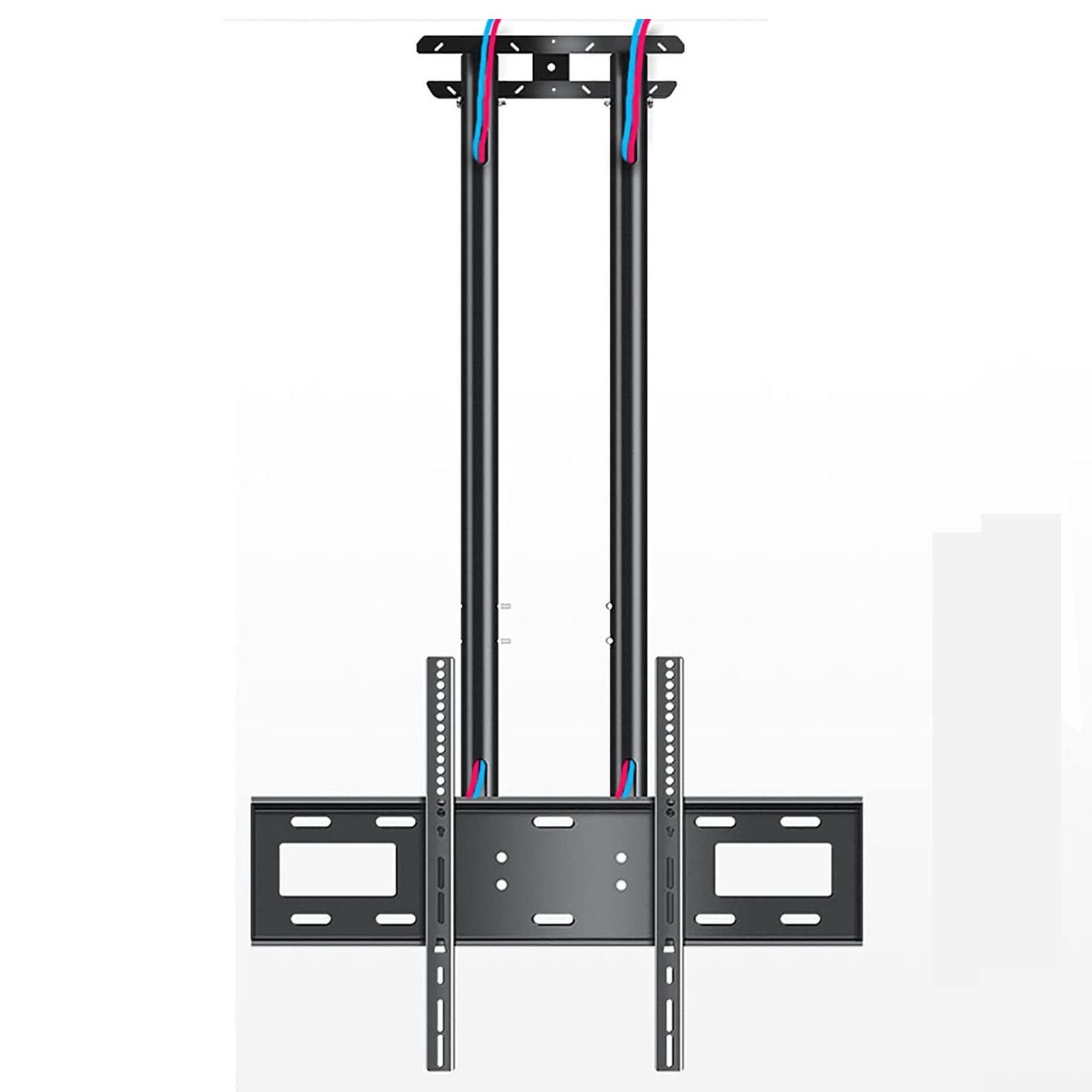 HPTHLY Tv Ceiling Mount Bracket Adjustable Tilt Tv Bracket Fits 37-80 Inch Cd Flat Screen Tvs And Curved Tvs,Black