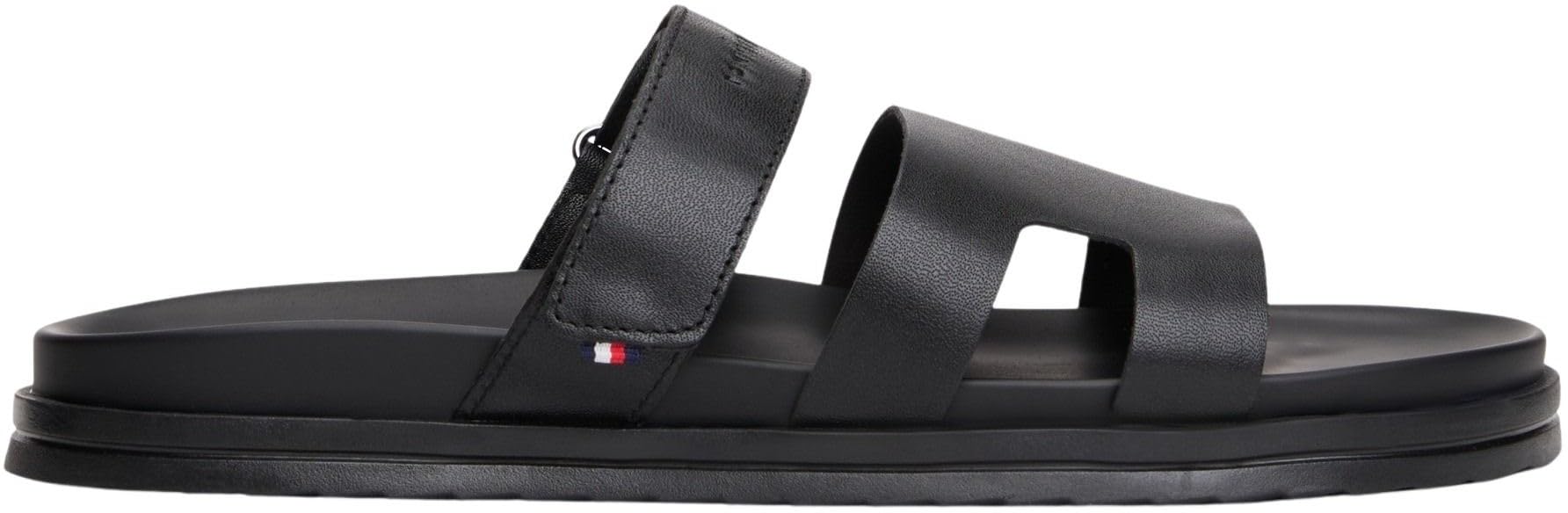 Tommy Hilfiger Herren Adjustable Premium Lth Sandal Fm0fm05773Flache Sandalen
