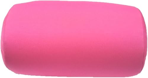 Bookishbunny Almohada cilíndrica de microperlas 13 "x 7" (negro blanco)