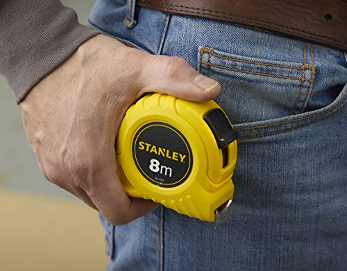 Cinta métrica Stanley 8 m x 25 mm amarillo/negro miniatura 3