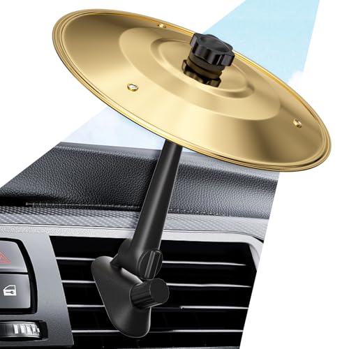 Car Cymbal Air Vent Mini Drum Cymbal Decoration Gold
