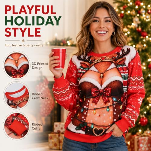 Christmas jumper, alternative view 1