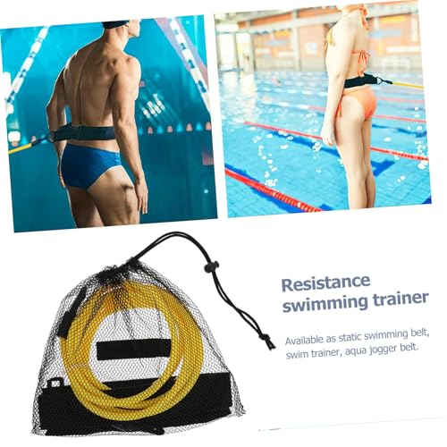 Kit de entrenamiento de resistencia para natación con banda elástica ajustable miniatura 3