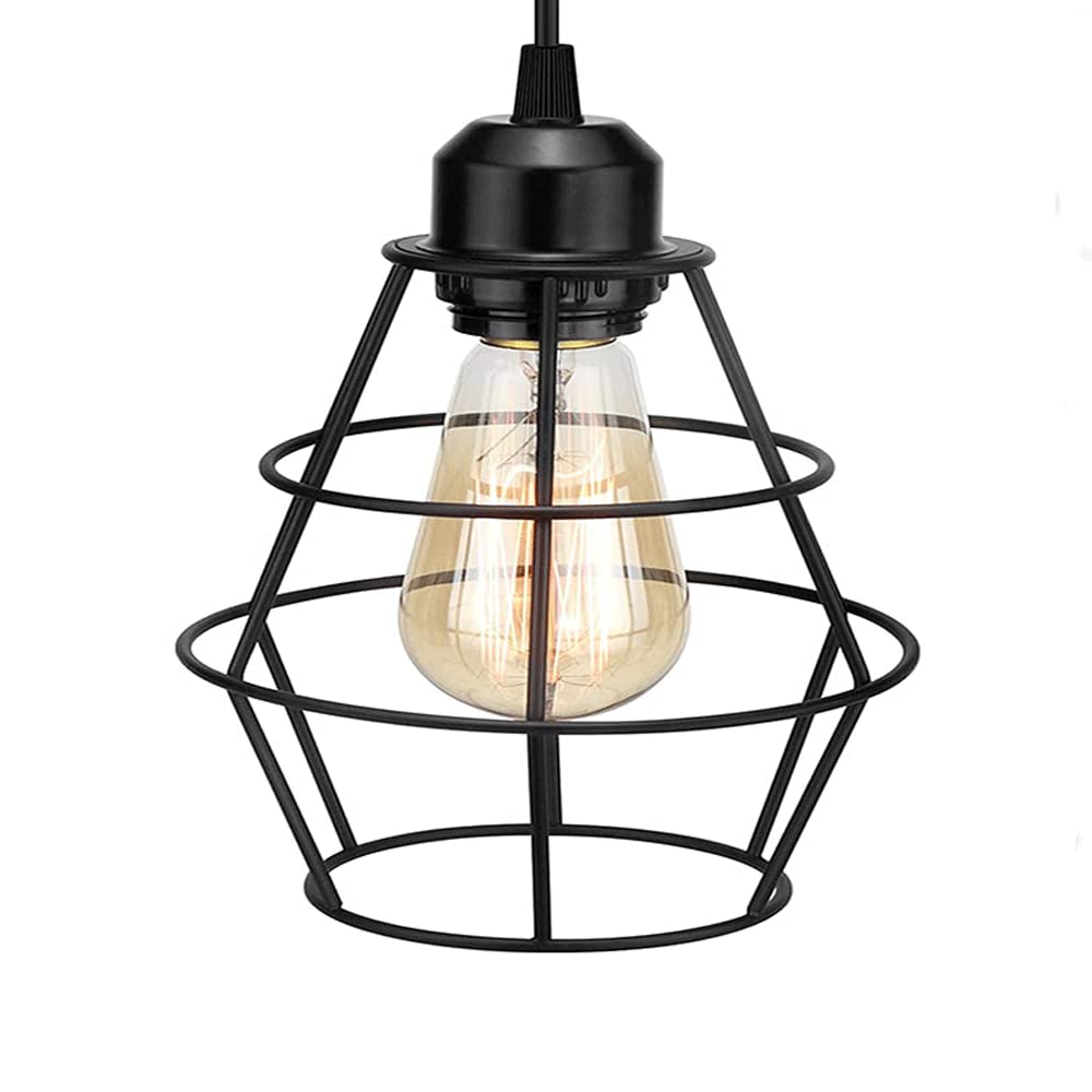 Suspension Cage Oiseaux E27 : Fini les Pièces Sombres, Éclairage Loft Réussi