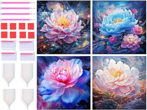 Diamond Painting Pivoine 5D pour décorer le salon et la chambre avec style