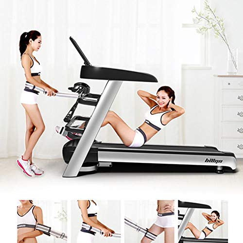 Image of Indoor Electric Folding Treadmill Multi-Function WiFi Walking Machine with Colorful Screen Home Fitness Equipment