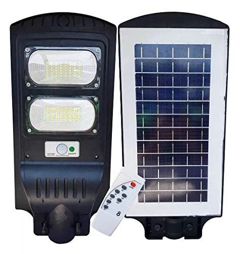 Luminária Publica Poste Energia Solar 30w Sensor E Controle