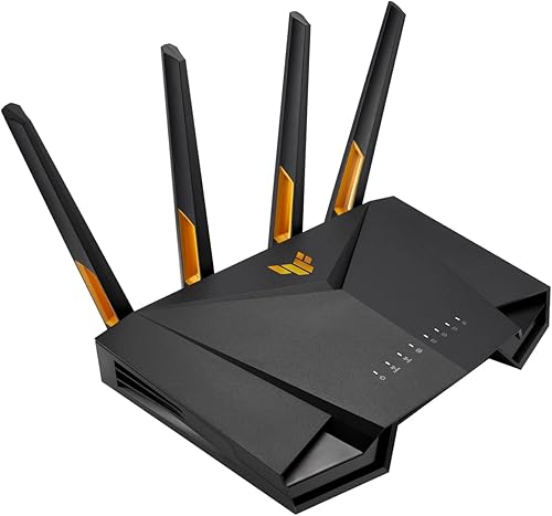Miniatura 4 de ASUS TUF Gaming AX3000 V2 Dual Band WLAN Combinable Router (Tethering as 4G and 5G Router Replacement, WiFi 6, up to 3000 Mbps, Mobile Game Mode,