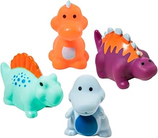 Kit Bubbles Turminha Dinos 4 Brinquedos que Esguicham Água +4m Multikids Baby - BB1161