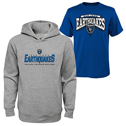 MLS Youth Boys 8-20 San Jose Tee & Hood Set, XL(18), Assorted