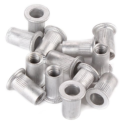 Flat Head Aluminum M5 Rivet Nut Rivnut Nutsert 5Mm (Pack Of 25) #TOP1
