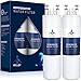TEEHAY WF3CB Water Filter Replacement, TH-04 Compatible with Frigidaire PureSource 3 WF3CB,706465, 242069601, 242086201, AP4567491, PS3412266, Height 9 Inches (White, 2 Pack)