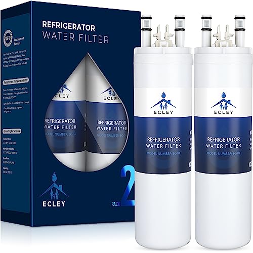 WF3CB Frigidaire Water Filter Replacement, TH-04 Compatible with Frigidaire PureSource 3 WF3CB,706465, 242069601, 242086201, AP4567491, PS3412266, Height 9 Inches (White, 3 Pack)