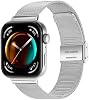 Fittun Correa de Reloj Compatible con Huawei Watch Fit 3/4/4 Pro/5/5 Pro Acero Inoxidable Milanesa Huawei Hebilla Correas Milannis Fácilmente Ajustables Reemplazo Pulsera para Huawei Watch Fit 3 Mujer Hombre 2