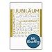 Produktbild bsb Karte zum Jubiläum - Karte Jubiläum mit Text-Motiv - liebevolle Karte zum Dienstjubiläum oder Firmenjubiläum - Glückwunschkarte Jubiläum - Karte Jubiläum in 11,5 x 17 cm