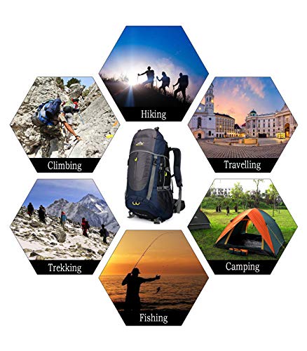 Doshwin 70L Rugzak Grote Hikingrugzakken Wandelrugzakken Trekking Camping Wandelen - Image 7